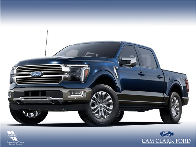 2025 Ford F-150 King Ranch Dark Blue with 20km at $93,715