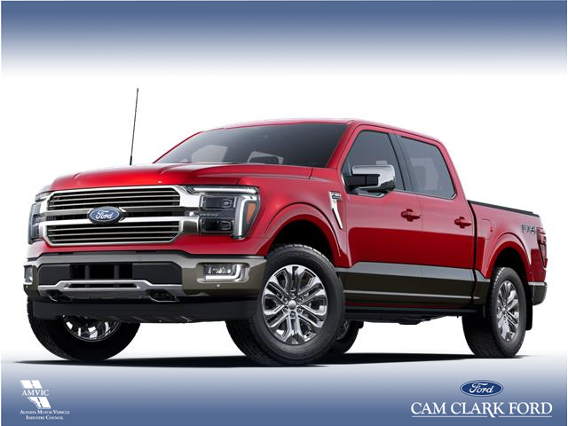 2025 Ford F-150 King Ranch Red at $98,745