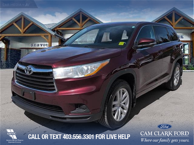 2015 Toyota Highlander LE (Stk: P1381) in Canmore - Image 1 of 26