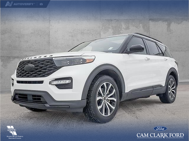 2022 Ford Explorer ST-Line (Stk: U38028) in Red Deer - Image 1 of 25