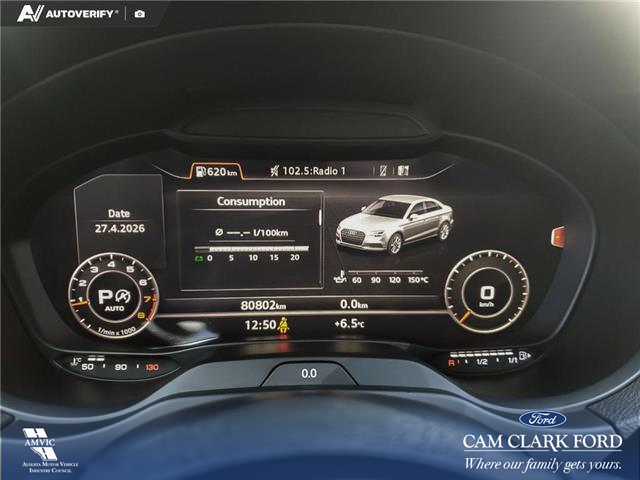 2019 Audi A3 45 Technik (Stk: U38035) in Red Deer - Image 15 of 25