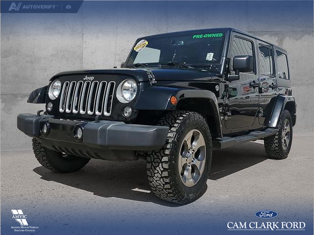 2018 Jeep Wrangler JK Unlimited Sahara (Stk: U38059) in Red Deer - Image 1 of 25