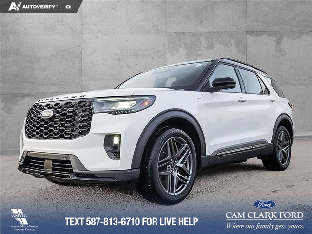 2025 Ford Explorer ST-Line (Stk: U37821) in Red Deer - Image 1 of 25
