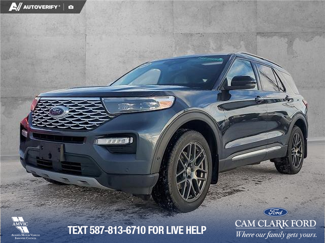 2022 Ford Explorer Platinum (Stk: U37895) in Red Deer - Image 1 of 25