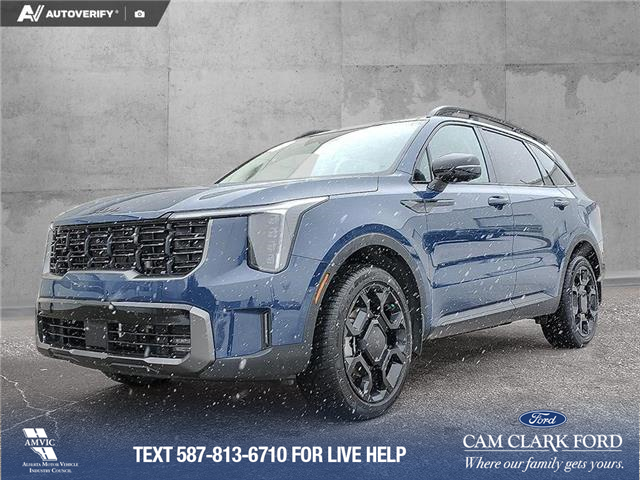 2025 Kia Sorento 2.5T X-Line Limited w/Olive Brown Interior (Stk: U38003) in Red Deer - Image 1 of 25