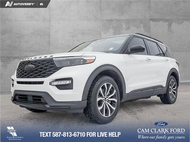 2022 Ford Explorer ST-Line (Stk: U38028) in Red Deer - Image 1 of 25
