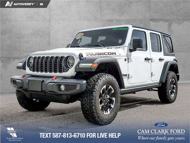 2024 Jeep Wrangler Rubicon (Stk: U38037) in Red Deer - Image 1 of 24