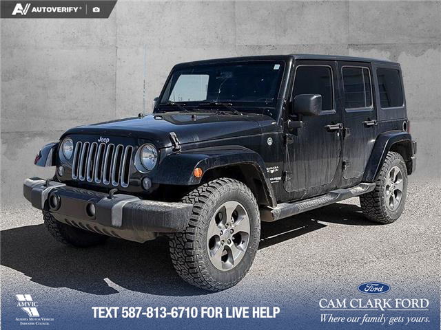 2018 Jeep Wrangler JK Unlimited Sahara (Stk: U38059) in Red Deer - Image 1 of 5