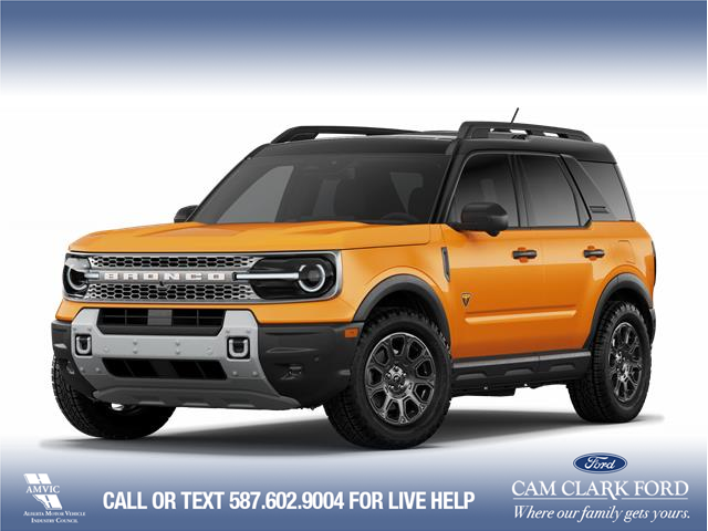 2026 Ford Bronco Sport Badlands (Stk: 26S0100) in Red Deer - Image 1 of 7