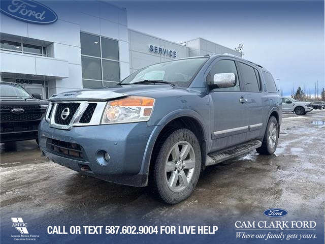 2012 Nissan Armada Platinum Edition (Stk: P6917) in Olds - Image 1 of 5