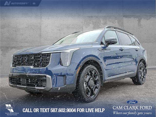 2025 Kia Sorento 2.5T X-Line Limited w/Olive Brown Interior (Stk: U38003) in Red Deer - Image 1 of 25