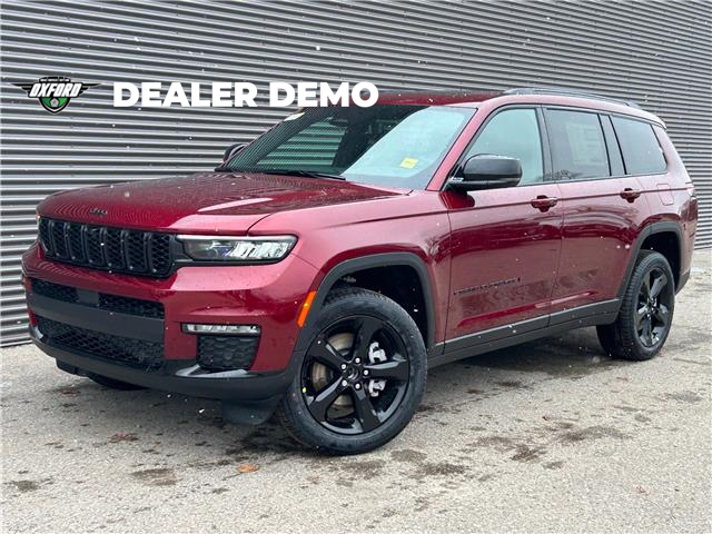 2025 Jeep Grand Cherokee L Limited Dark Red with 3,975km at $70,852