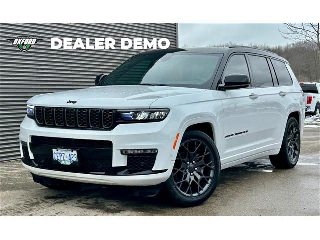 2025 Jeep Grand Cherokee L Summit White with 3,750km at $84,913