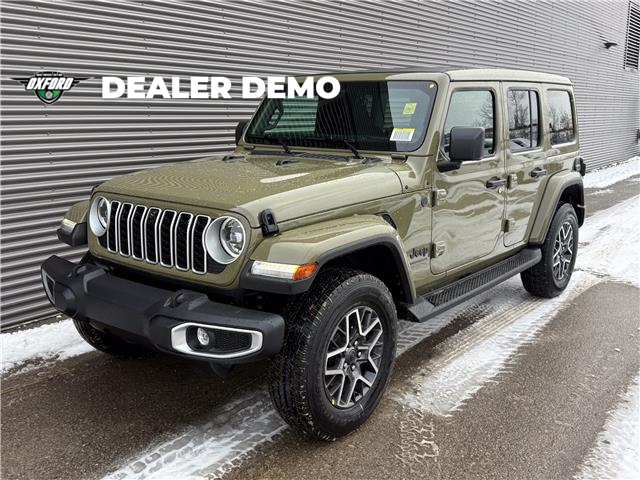 2026 Jeep Wrangler Sahara Green with 6,500km at $71,464