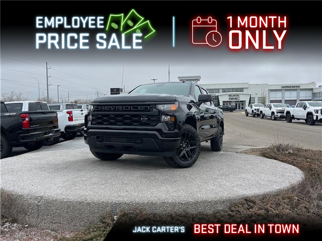 2025 Chevrolet Silverado 1500 Custom (Stk: SZ225402) in Calgary - Image 1 of 19