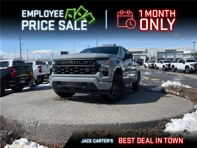 2025 Chevrolet Silverado 1500 Custom (Stk: SZ226934) in Calgary - Image 1 of 19
