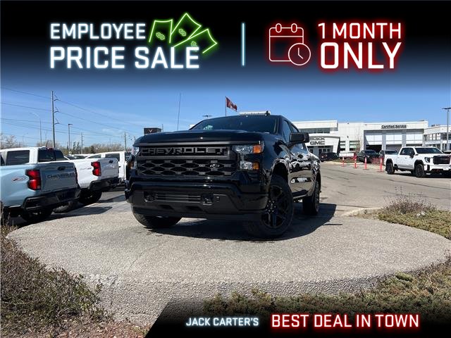 2025 Chevrolet Silverado 1500 Custom (Stk: SZ225170) in Calgary - Image 1 of 19