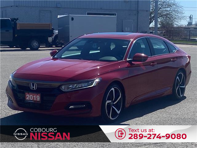 2019 Honda Accord Sport 2.0T (Stk: CKA800405P) in Cobourg - Image 1 of 26