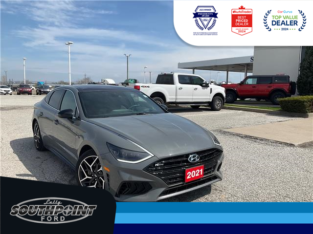 2021 Hyundai Sonata N Line (Stk: SP00143T) in Leamington - Image 1 of 29