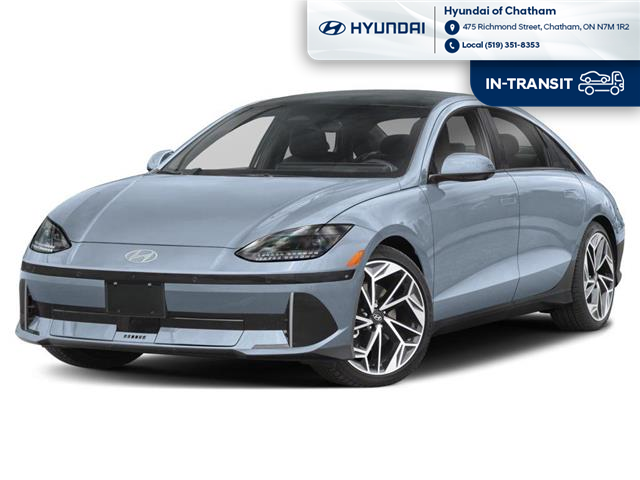 2025 Hyundai IONIQ 6 Preferred Long Range w/Ultimate Package (Stk: 1000222487TRANSIT) in Chatham - Image 1 of 12