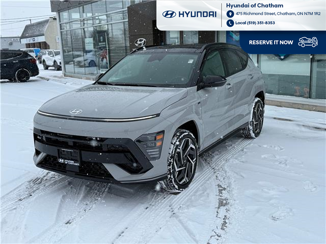 2025 Hyundai Kona 1.6T N Line w/Two-Tone Roof (Stk: S169) in Chatham - Image 1 of 29