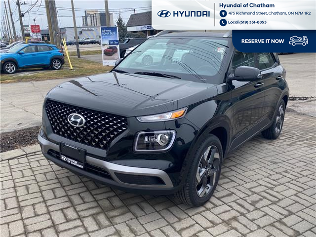 2025 Hyundai Venue Ultimate w/Black Interior (IVT) (Stk: S190) in Chatham - Image 1 of 13
