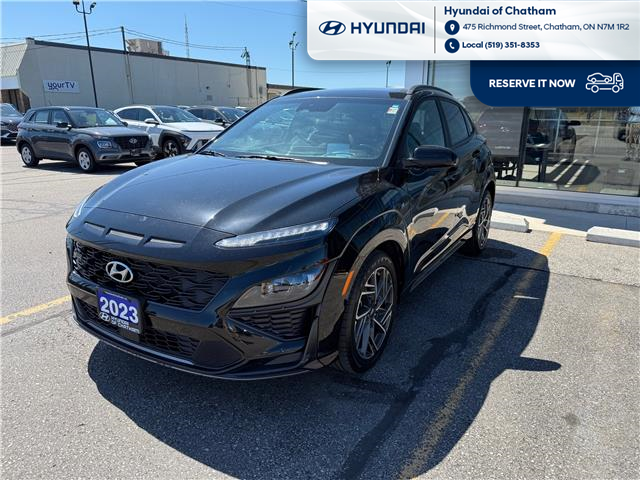 2023 Hyundai Kona 1.6T N Line w/Ultimate Package (Stk: S362A) in Chatham - Image 1 of 30 2023 Hyundai Kona 1.6T N Line w/Ultimate Package (Stk: S362A) in Chatham - Image 1 of 30