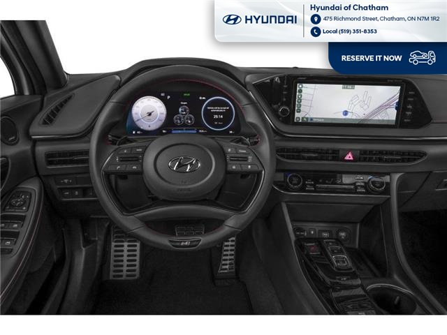 2021 Hyundai Sonata N Line (Stk: S195A) in Chatham - Image 4 of 12