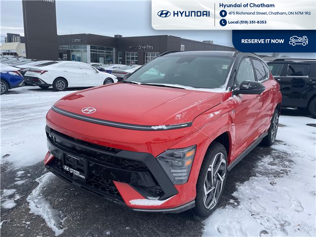 2026 Hyundai Kona 1.6T N Line Ultimate w/Two-Tone Roof (Stk: T082) in Chatham - Image 1 of 29