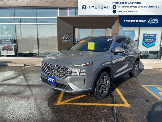 2021 Hyundai Santa Fe Preferred w/Trend Package (Stk: T030A) in Chatham - Image 1 of 28