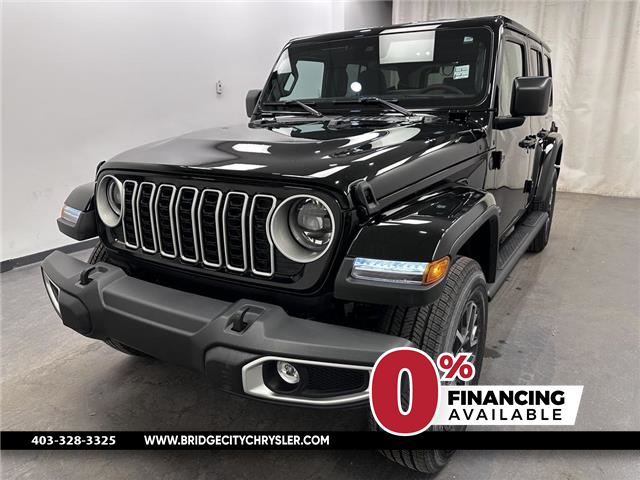 2025 Jeep Wrangler Sahara (Stk: A25046) in Lethbridge - Image 1 of 28