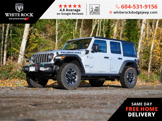 2024 Jeep Wrangler 4xe Rubicon (Stk: R170793) in Surrey - Image 1 of 25