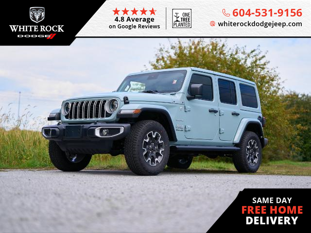 2024 Jeep Wrangler Sahara (Stk: R137107) in Surrey - Image 1 of 28
