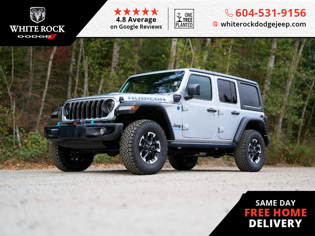 2024 Jeep Wrangler 4xe Rubicon (Stk: R170796) in Surrey - Image 1 of 29