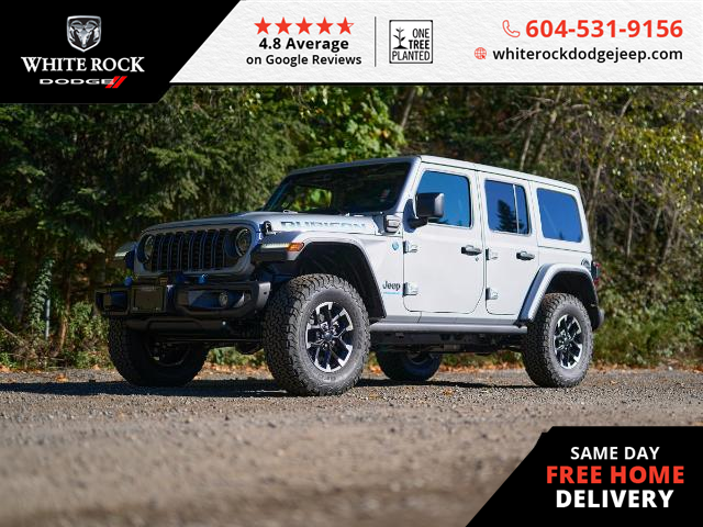 2024 Jeep Wrangler 4xe Rubicon (Stk: R205611) in Surrey - Image 1 of 25