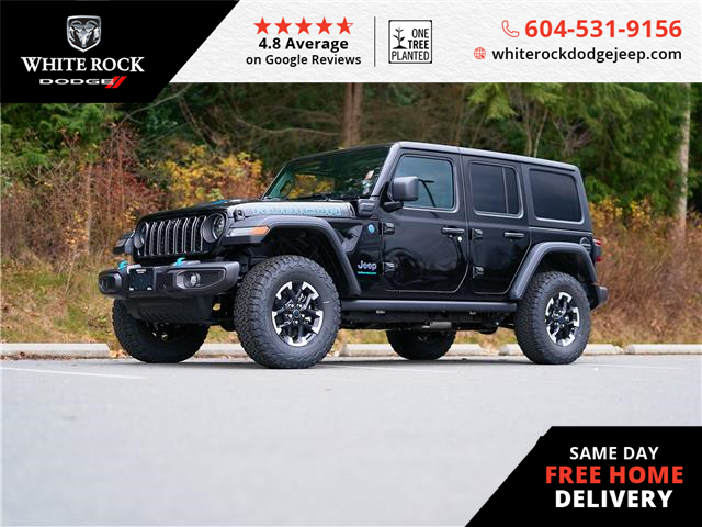 2024 Jeep Wrangler 4xe Rubicon (Stk: R198654) in Surrey - Image 1 of 22