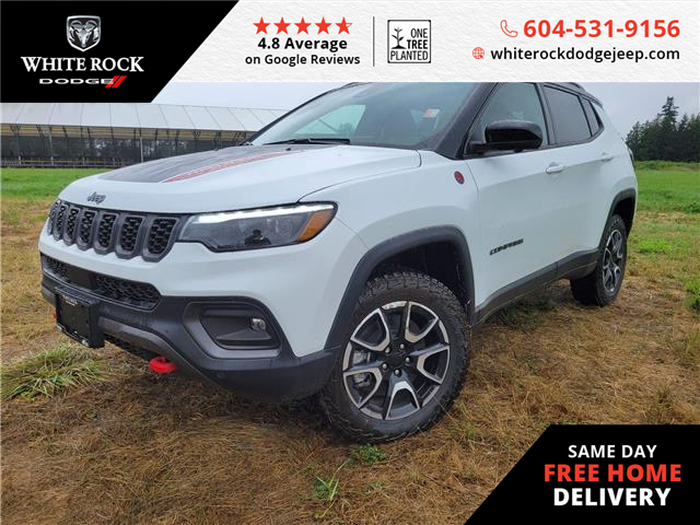 2024 Jeep Compass Trailhawk (Stk: R135348) in Surrey - Image 1 of 15