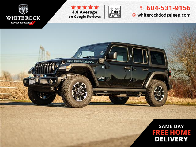 2024 Jeep Wrangler 4xe Rubicon (Stk: R193579) in Surrey - Image 1 of 24