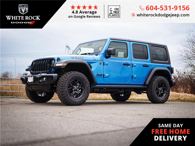 2024 Jeep Wrangler Sport (Stk: R159821) in Surrey - Image 1 of 24