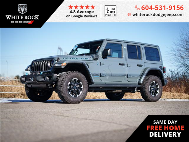 2024 Jeep Wrangler 4xe Rubicon (Stk: R194189) in Surrey - Image 1 of 26