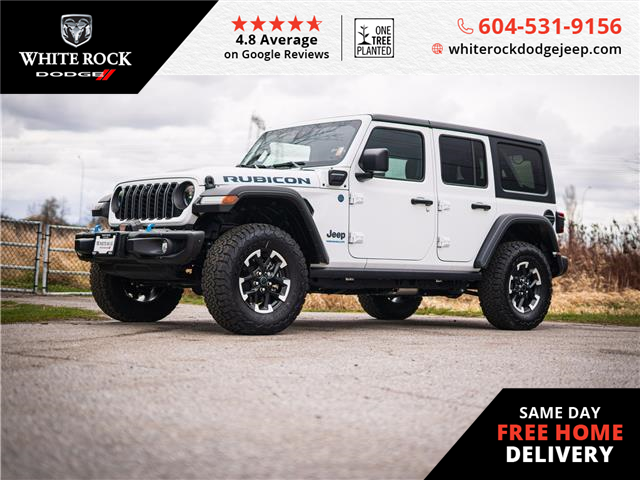 2024 Jeep Wrangler 4xe Rubicon (Stk: R193584) in Surrey - Image 1 of 24
