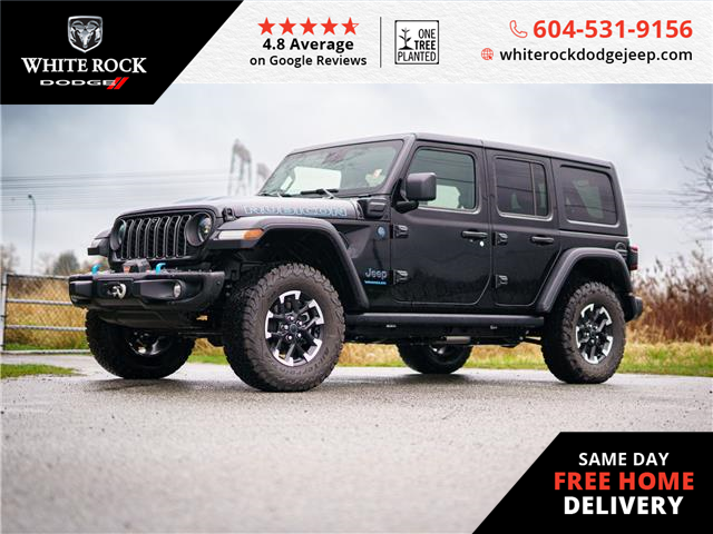2024 Jeep Wrangler 4xe Rubicon (Stk: R193580) in Surrey - Image 1 of 25