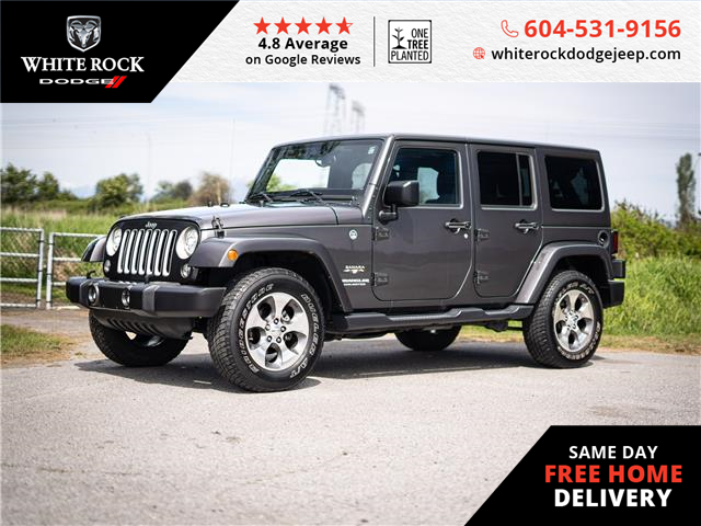 2017 Jeep Wrangler Unlimited Sahara (Stk: R290850A) in Surrey - Image 1 of 21