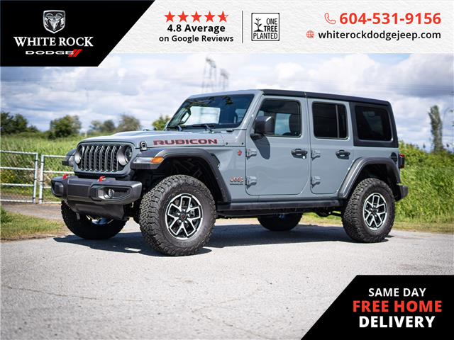 2025 Jeep Wrangler Rubicon (Stk: S554593) in Surrey - Image 1 of 25