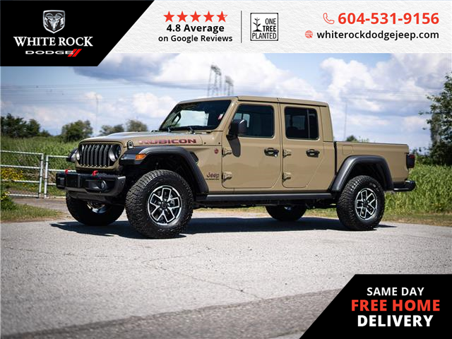 2025 Jeep Gladiator Rubicon (Stk: S527366) in Surrey - Image 1 of 23