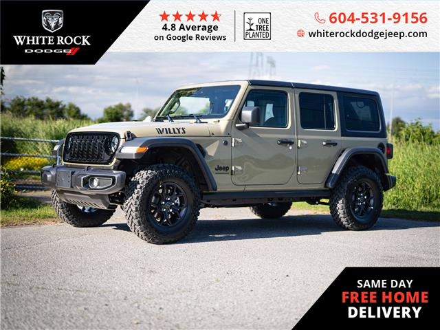 2025 Jeep Wrangler Sport (Stk: S605584) in Surrey - Image 1 of 24