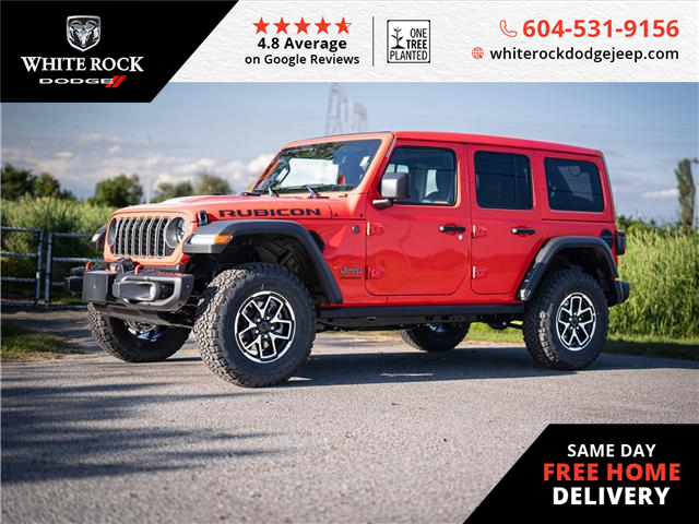 2025 Jeep Wrangler Rubicon (Stk: S605576) in Surrey - Image 1 of 23