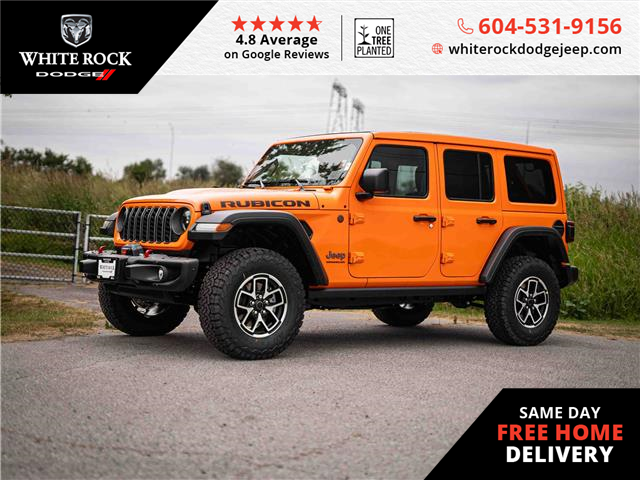 2025 Jeep Wrangler Rubicon (Stk: S605577) in Surrey - Image 1 of 26