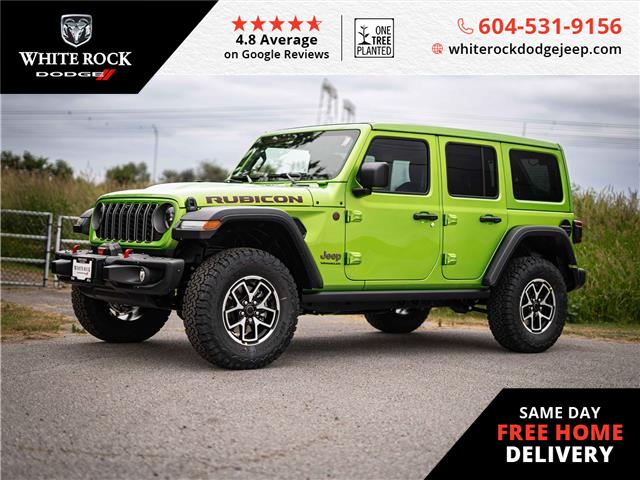 2025 Jeep Wrangler Rubicon (Stk: S605578) in Surrey - Image 1 of 26