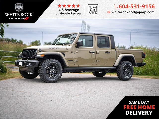 2025 Jeep Gladiator Sport S (Stk: S529606) in Surrey - Image 1 of 22